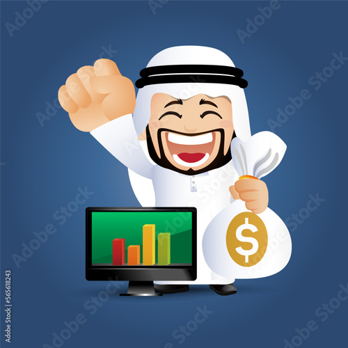 People Set - Arab  - Set of business people