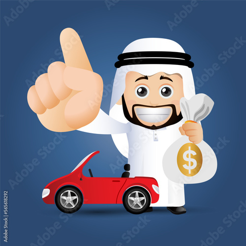 People Set - Arab  - Set of business people