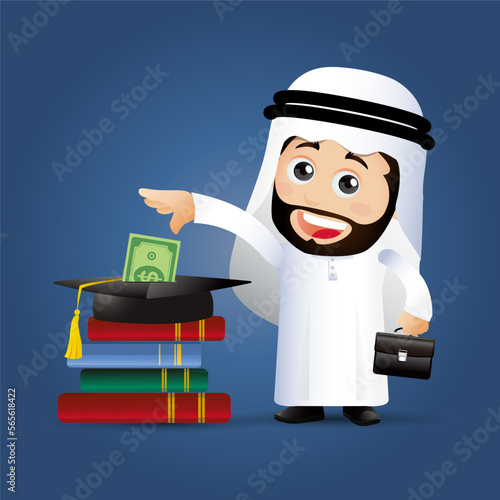People Set - Arab  - Set of business people