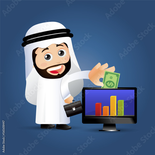 People Set - Arab  - Set of business people
