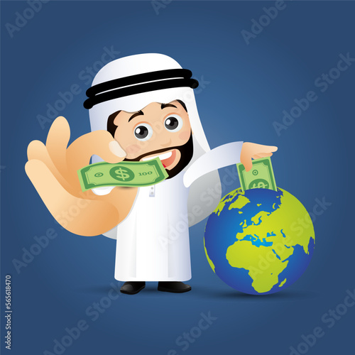 People Set - Arab  - Set of business people