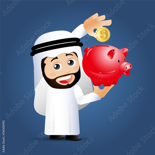 People Set - Arab  - Set of business people