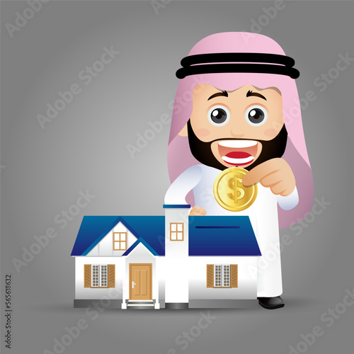 People Set - Arab  - Set of business people