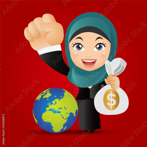 People Set - Arab  - Set of business people