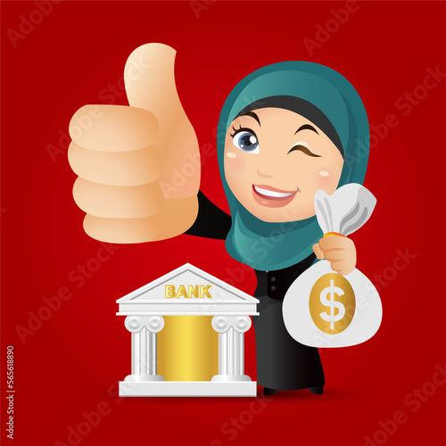 People Set - Arab  - Set of business people