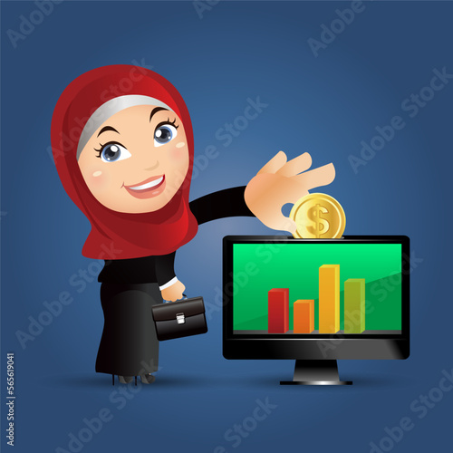 People Set - Arab  - Set of business people