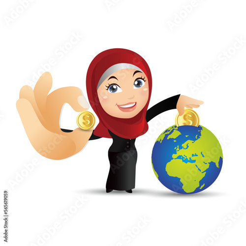 People Set - Arab  - Set of business people