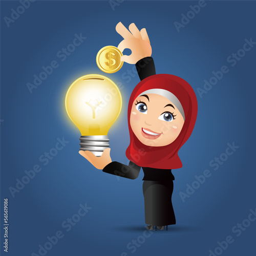 People Set - Arab  - Set of business people