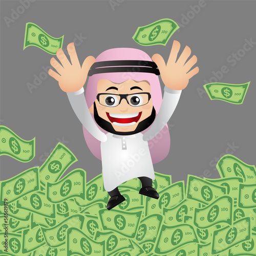 People Set - Arab  - Set of business people