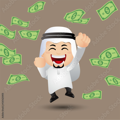 People Set - Arab  - Set of business people