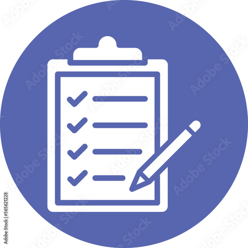 Checklist, clipboard Vector Icon

