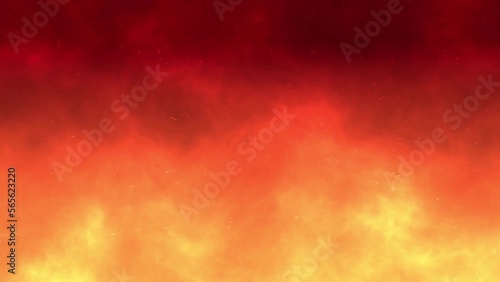 Fire Video Background Loop, Fire Motion Background, Red Background Animation, 3D Render Background
