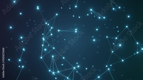 Wallpaper Mural Network Connection Background Video, Plexus Dot Connection Motion Background Loop, 3D Render Background Torontodigital.ca