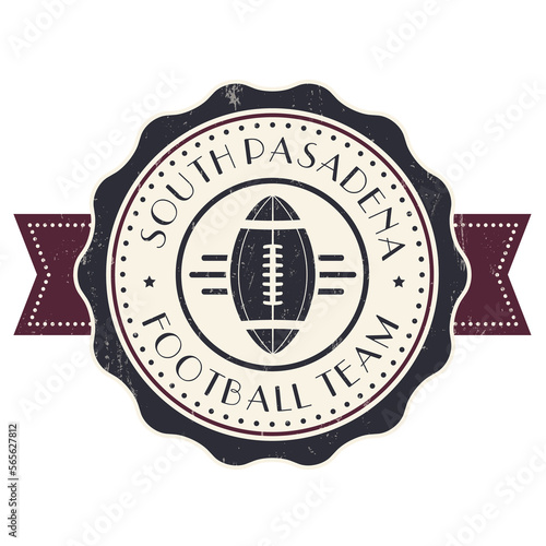 American Football team vintage emblem, logo, badge