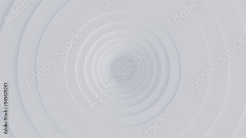 Abstract Circles Pattern, 4K Motion Background Video Loop, White Light Wallpaper, Screensaver