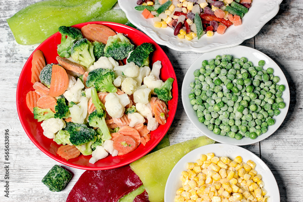 Frozen vegetables, quick frozen vegetables retain all the nutrients - healthy eating Frozen vegetables, quick frozen vegetables retain all the nutrients - healthy eating