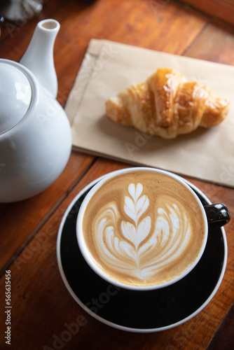 coffee and croissant