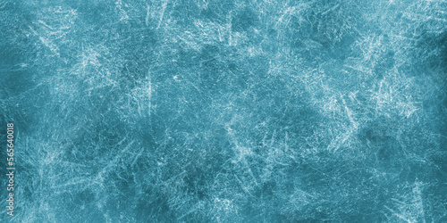 Blue winter background frost ice elements or frozen water aqua texture with cold colors and white textured frosty grunge wallpaper pattern in frozen icy border backdrop header banner template design