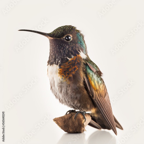 Isolated Bird, Hummingbird, Generative Ai