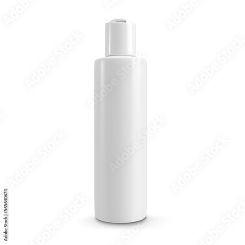 Cosmetic bottle serum cream mockup transparent