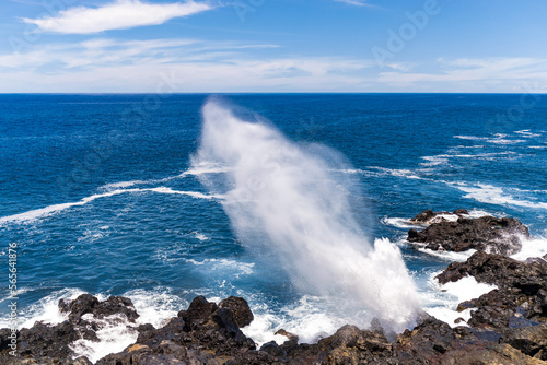 Saint-Leu, Reunion Island - The blowing rock