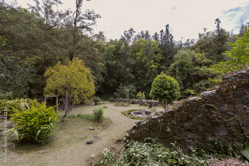 Salazie, Reunion Island - Old thermal baths of Hell-Bourg Salazie, Reunion Island - Old thermal baths of Hell-Bourg