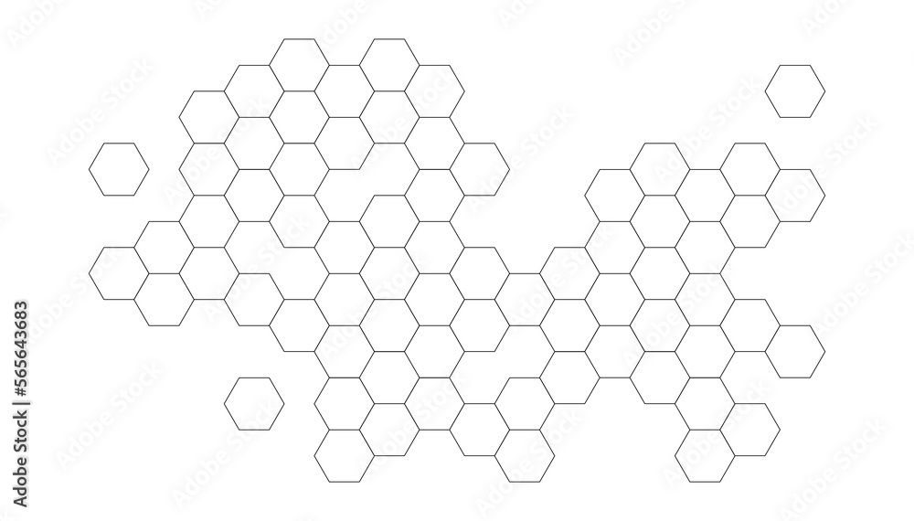 Simple geometric hexagon background. vector illustration Simple geometric hexagon background. vector illustration