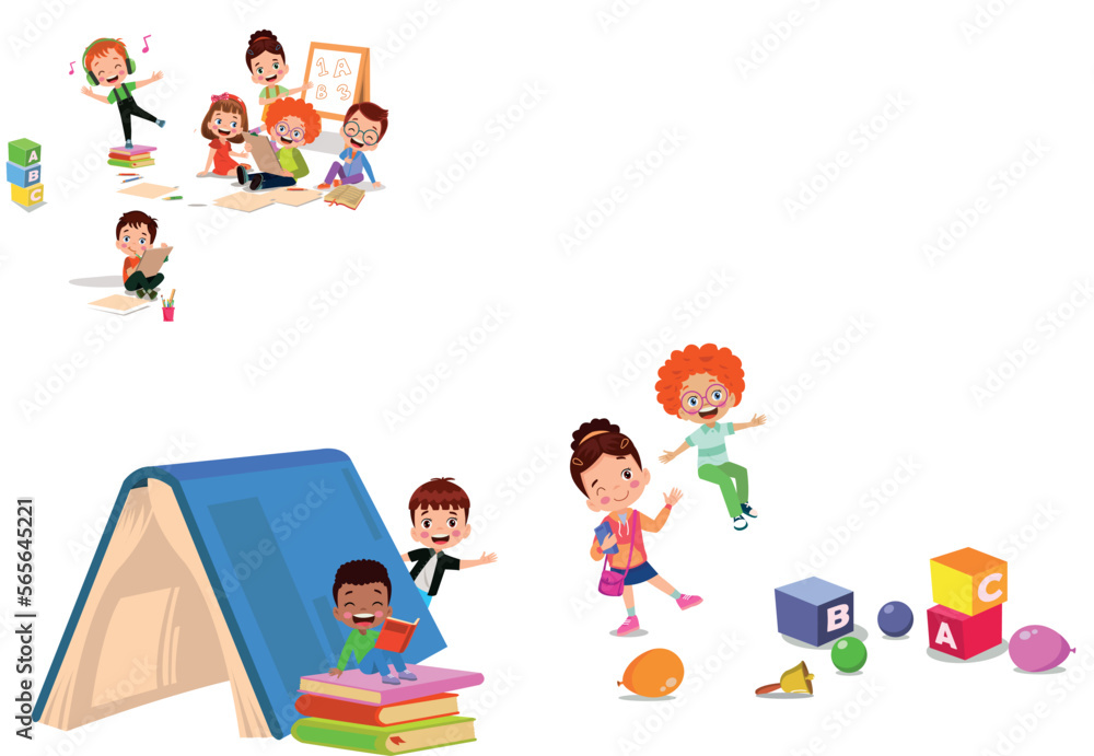 back to school classroom school board and cute kids back to school classroom school board and cute kids