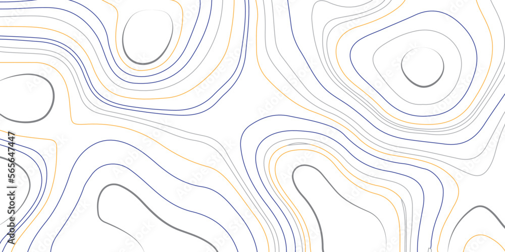 Abstract white, orange topographic map lines and cercle background. Abstract vector illustration. The stylized height of the topographic contour in lines and contours. Abstract white, orange topographic map lines and cercle background. Abstract vector illustration. The stylized height of the topographic contour in lines and contours.