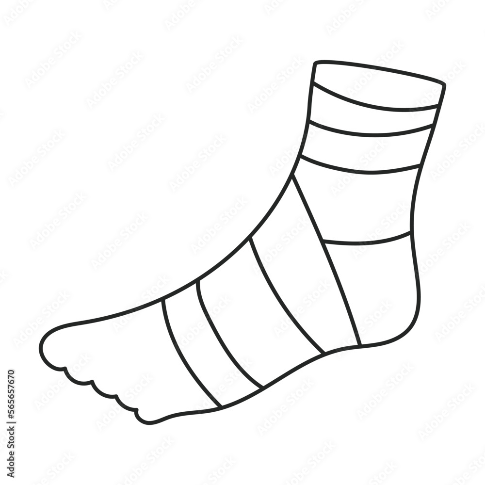 Bandage vector outline icon. Vector illustration band on white background. Isolated outline illustration icon of bandage . Bandage vector outline icon. Vector illustration band on white background. Isolated outline illustration icon of bandage .