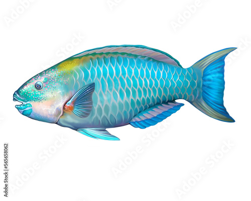 Parrot fish, Scaridae