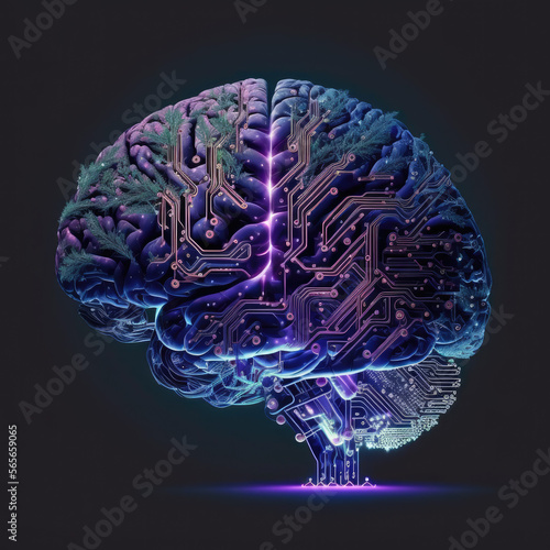 Künstliche Intelligenz / Ai menschliches Gehirn