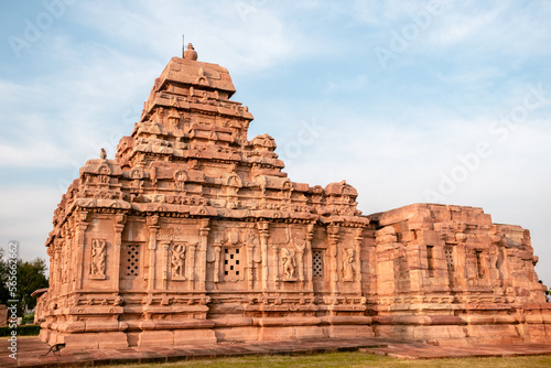 The Mallikarjuna temple at Pattadakal temple complex Karnataka India.
