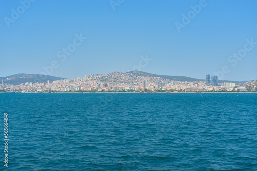 View from the Sea of Marmara to the city of Istanbul on a clear sunny day. © Mariyka Herman
