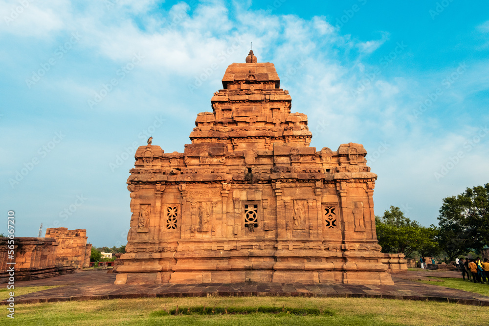 Ancient Sangameshwara temple(Unesco world heritage site) at Pattadakal,Karnataka,India.