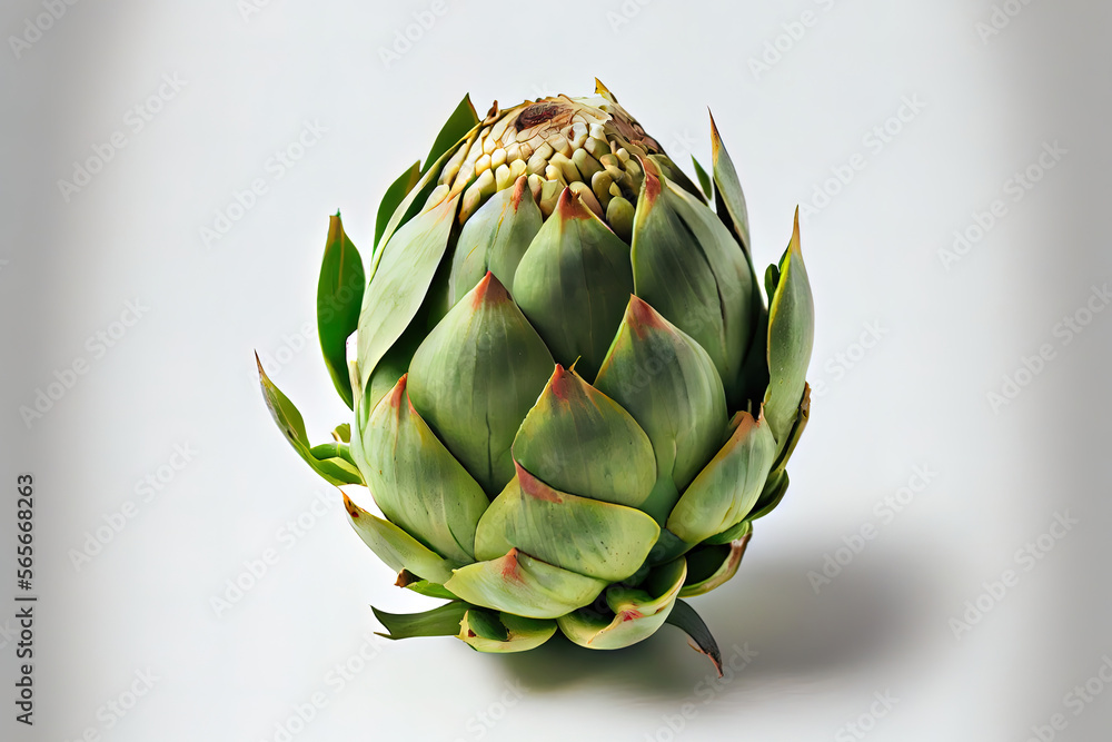 Fototapeta premium Special One natural Artichoke with white