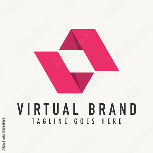 Free Download Abstract Initial Letter V and A Logo. V A shape concept Illustration - GFXLoad