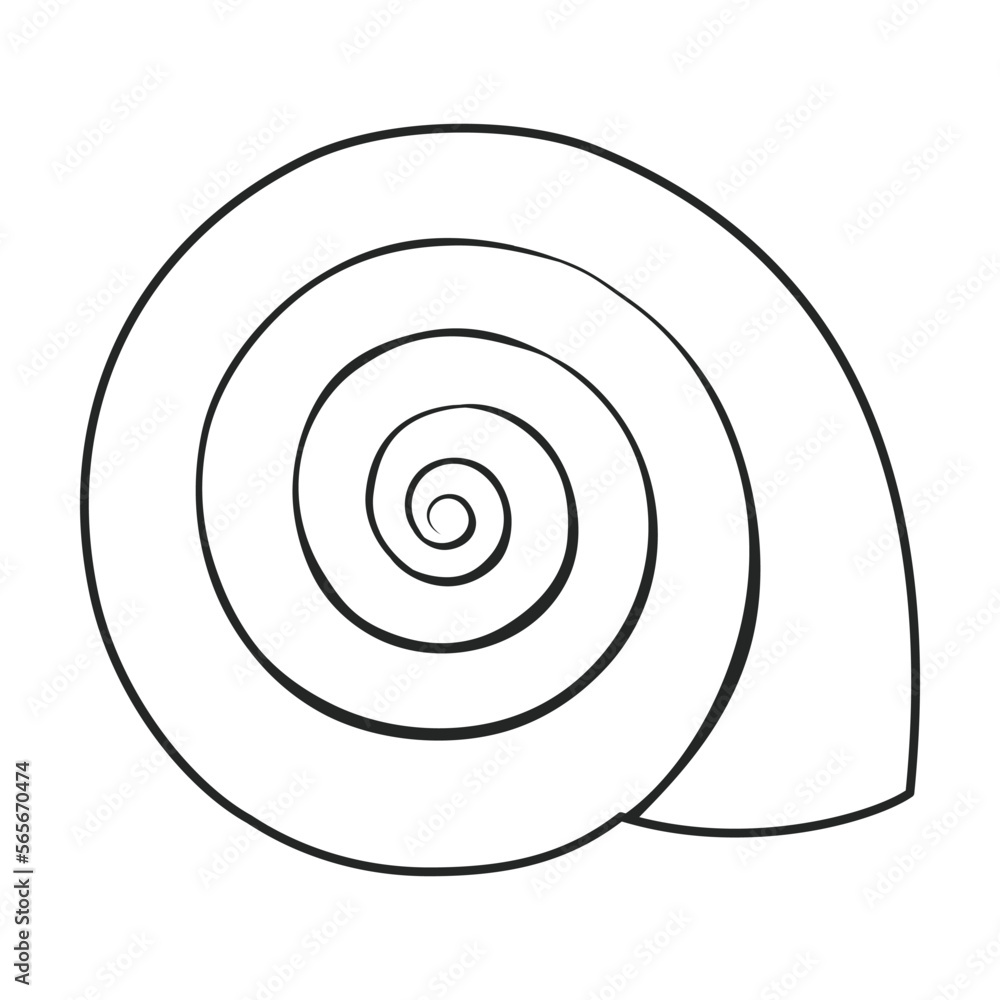 Shell sea vector outline icon. Vector illustration sea shell on white background. Isolated outline illustration icon of seashell. Shell sea vector outline icon. Vector illustration sea shell on white background. Isolated outline illustration icon of seashell.