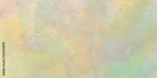 Abstract watercolor background with stains, soft and pastel watercolor paper texture with smoke and splashes, watercolor background for any decorative and creative design. 