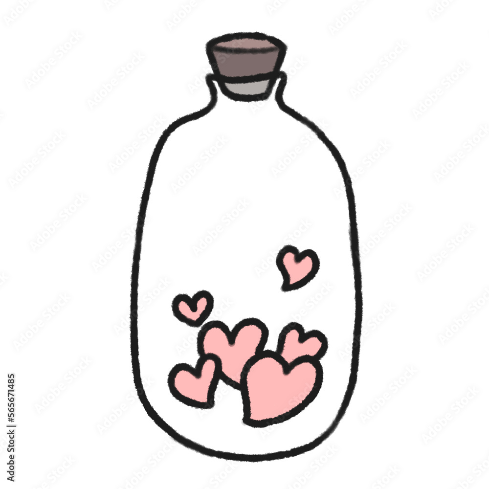 Heart Cute Doodle illustration Heart Cute Doodle illustration