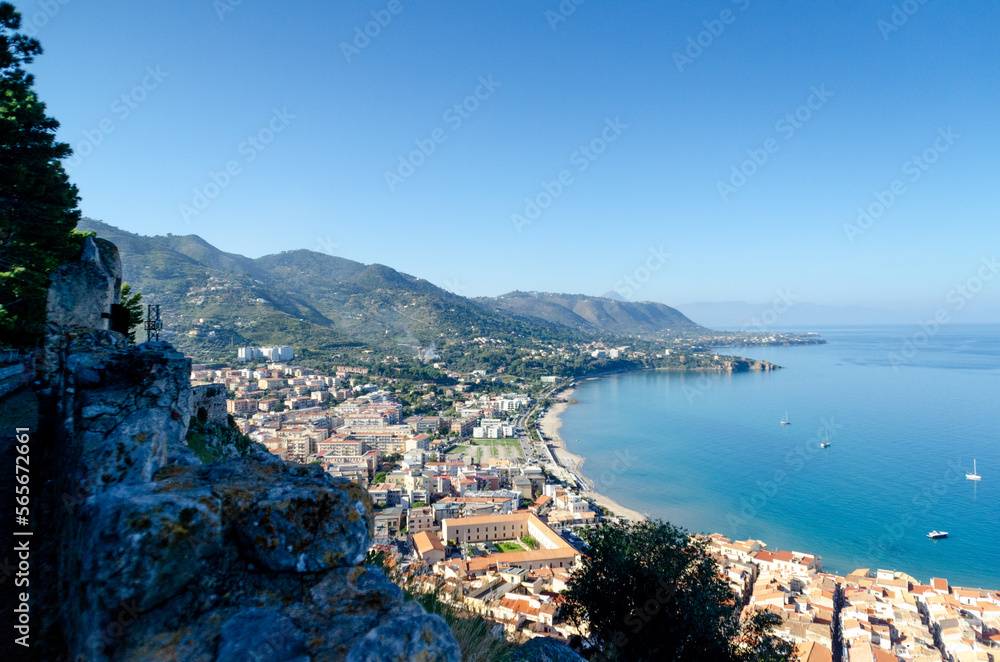 view of the coast of Cefalù