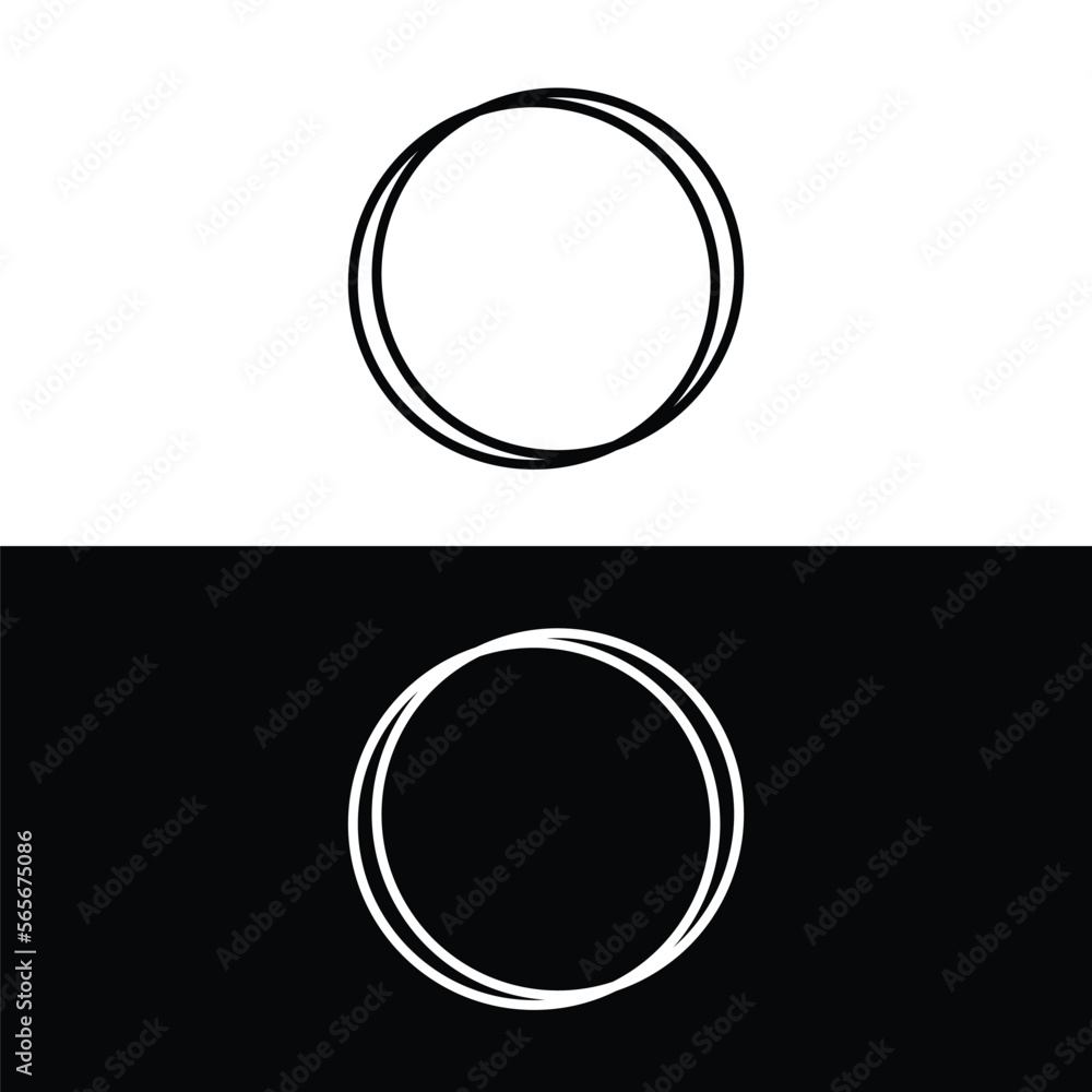 Circle vector logo template design . Circle icon . Circle silhouette Circle vector logo template design . Circle icon . Circle silhouette