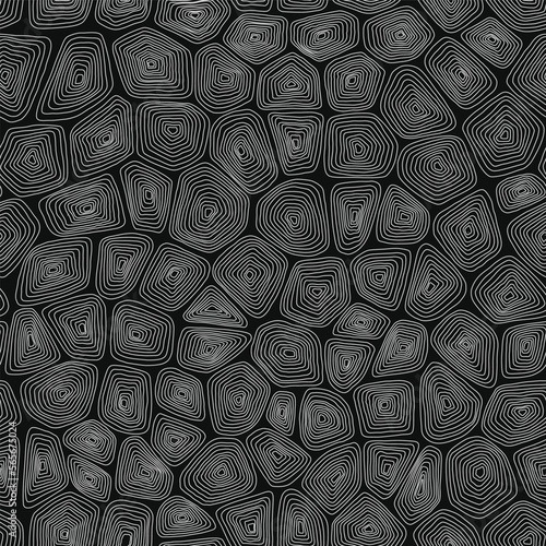 Seamless abstract  black and white vector pattern. Mosaics vector background