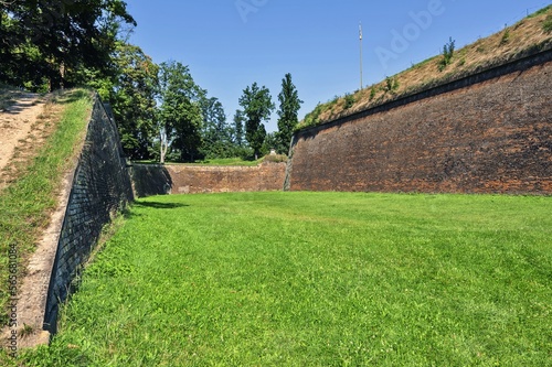 Fortification of Josefov Fortress in the Czech Republic. photo