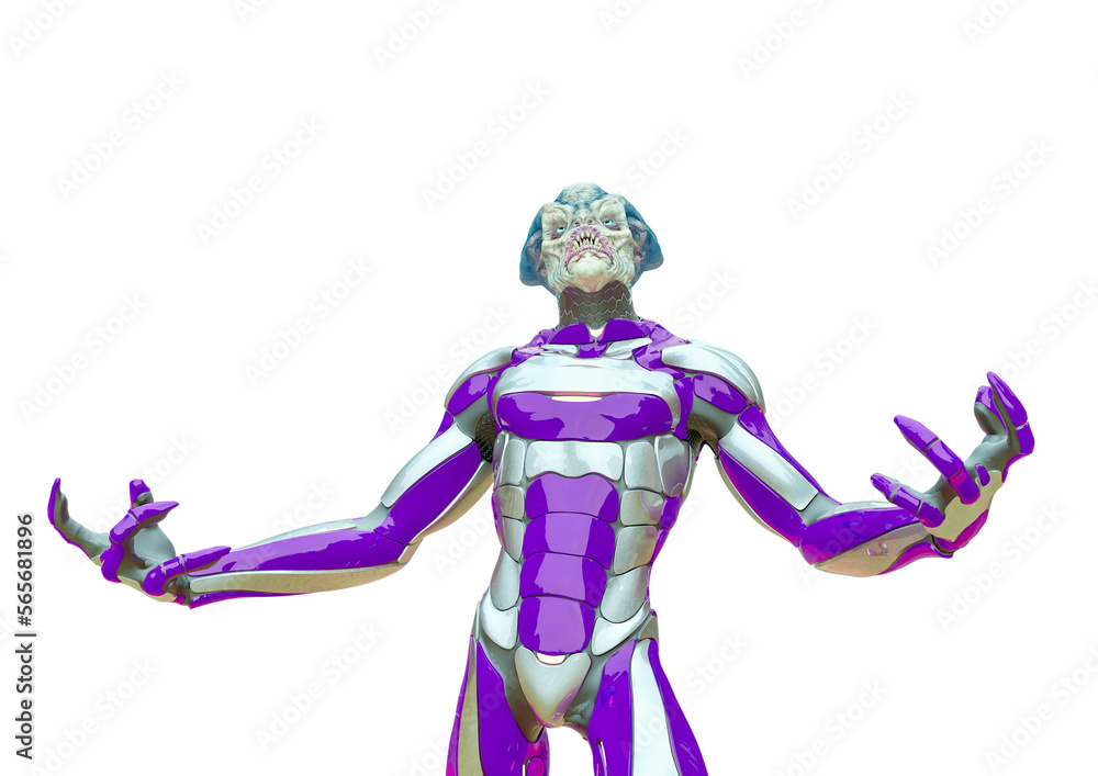 alien warrior looking up alien warrior looking up