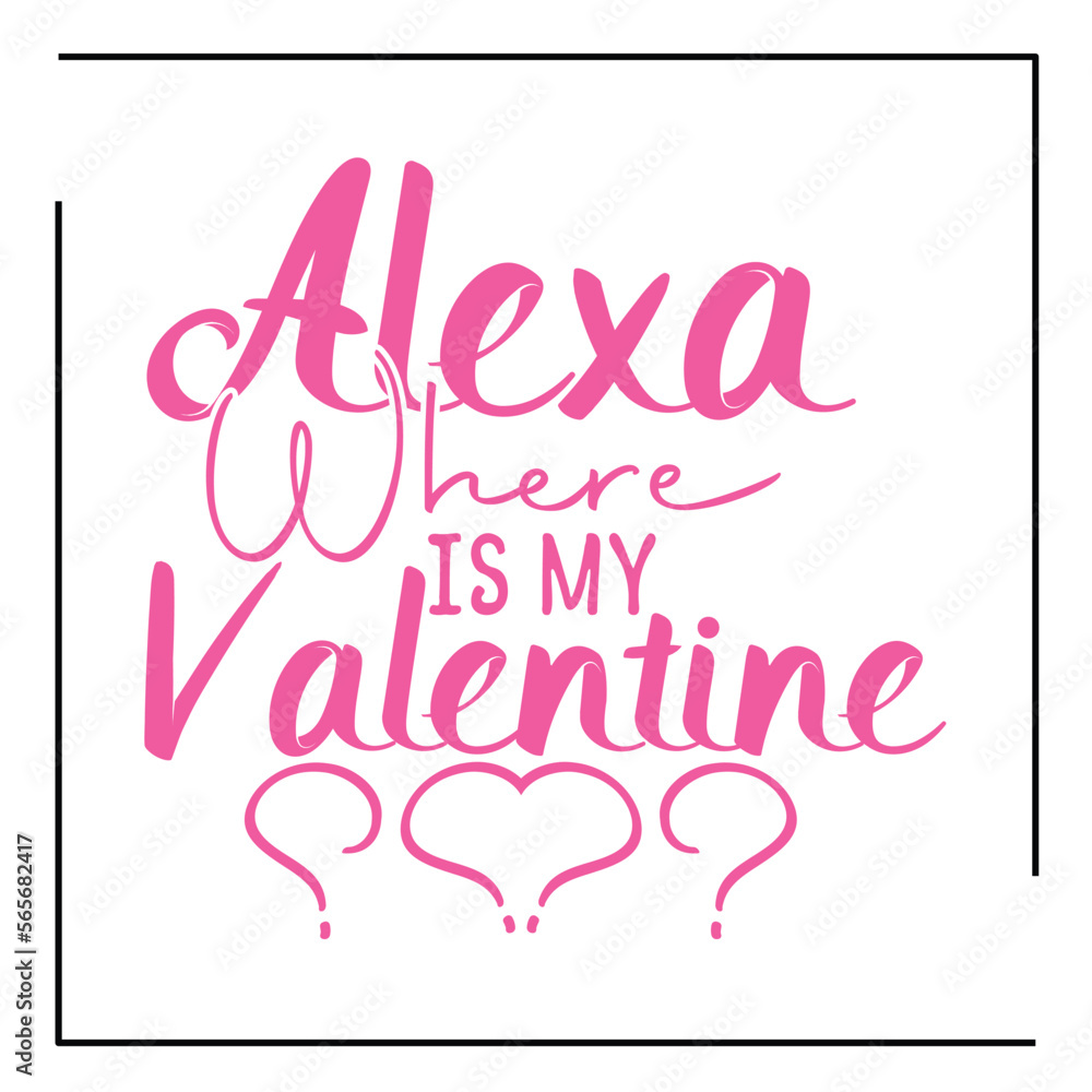Valentine's day SVG T-shirt Design