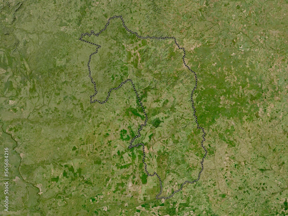 Amambay, Paraguay. Low-res satellite. No legend Amambay, Paraguay. Low-res satellite. No legend
