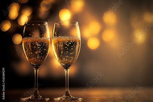 Champagne and Bokeh: A Match Made in Heaven