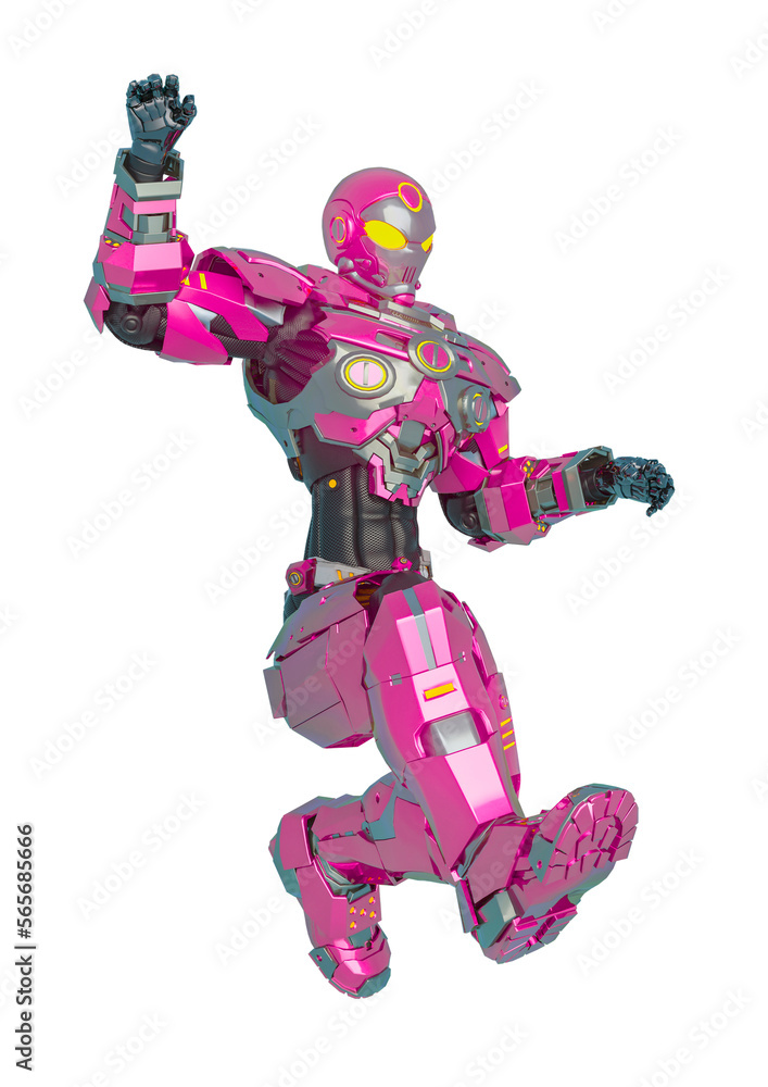 knight vision in a sci fi outfit in a white background knight vision in a sci fi outfit in a white background