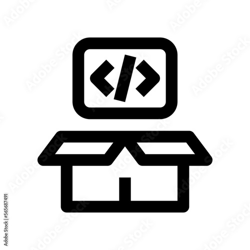 box icon for your website, mobile, presentation, and logo design.